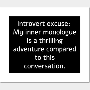 Inner Monologue Adventures Posters and Art